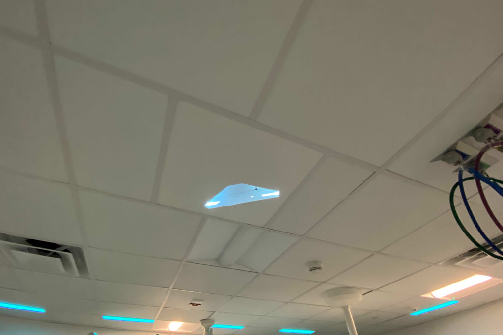 CT Projection Video Ambient Lighting