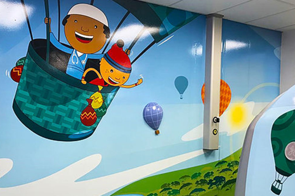 Nelson Mandela Children's Hospital Wall Theming